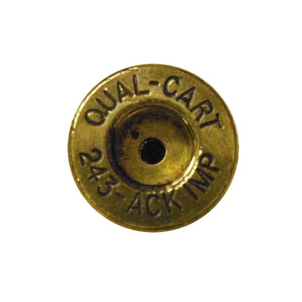 QUALITY CARTRIDGE BRASS 243 WINCHESTER ACK IMP BASIC UNPRIMD 20b