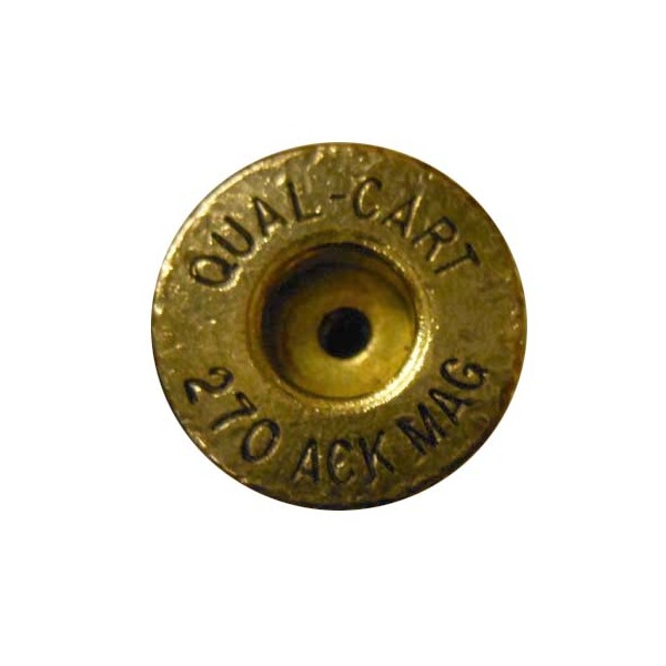 QUALITY CARTRIDGE BRASS 270 ACKLEY MAG UNPRIMED 20bag