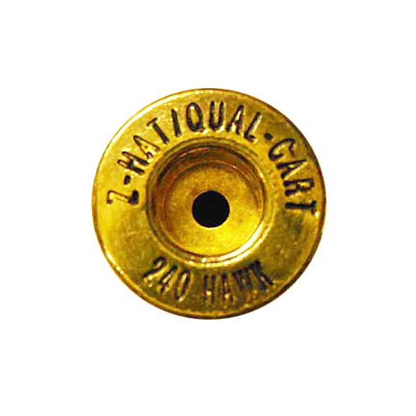 QUALITY CARTRIDGE BRASS 240 HAWK UNPRIMED 20/BAG