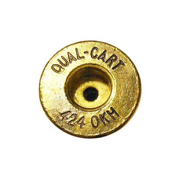 QUALITY CARTRIDGE BRASS 424 OKH UNPRIMED 20/BAG