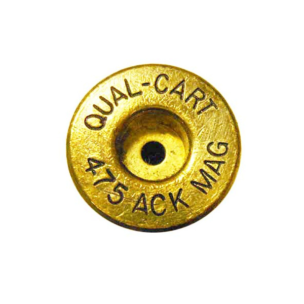 QUALITY CARTRIDGE BRASS 475 ACK MAG UNPRIMED 20/BAG