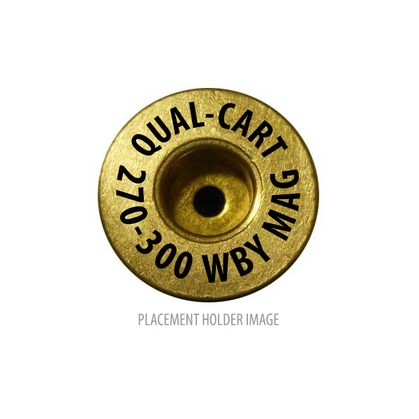 QUALITY CARTRIDGE BRASS 270-300 WEATHERBY MAG UNPRIMED 20/BAG