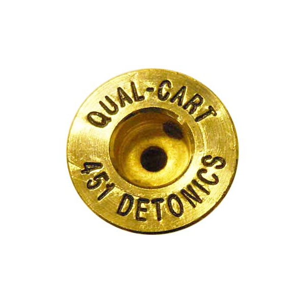 QUALITY CARTRIDGE BRASS 451 DETONICS UNPRIMED 50/BAG