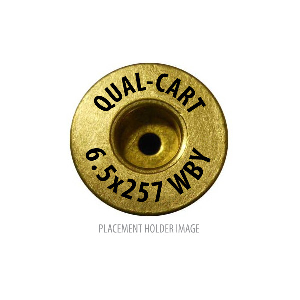 QUALITY CARTRIDGE BRASS 6.5-257 WEATHERBY MAG UNPRIMED 20/BAG