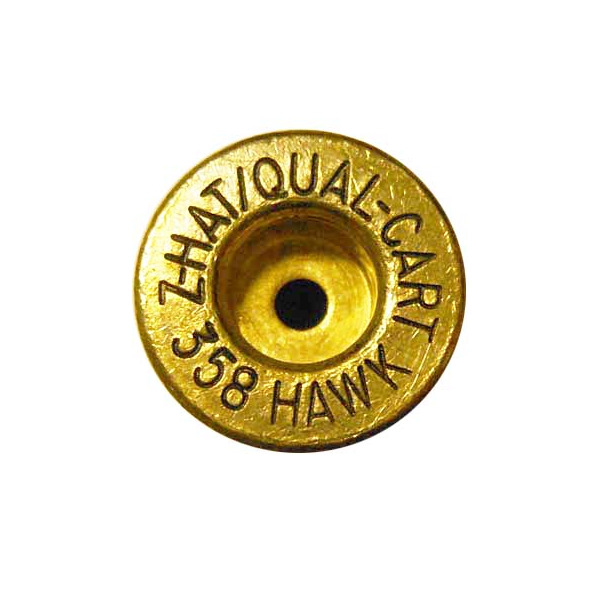 QUALITY CARTRIDGE BRASS 358 HAWK UNPRIMED 20/BAG
