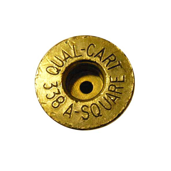 QUALITY CARTRIDGE BRASS 338 A-SQUARE UNPRIMED 20/BAG