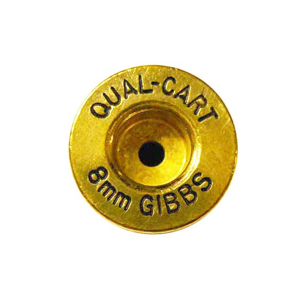 QUALITY CARTRIDGE BRASS 8MM GIBBS UNPRIMED 20/BAG