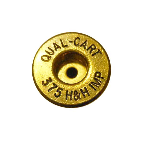 QUALITY CARTRIDGE BRASS 375 H&H IMPROVED UNPRIMED 20/BAG