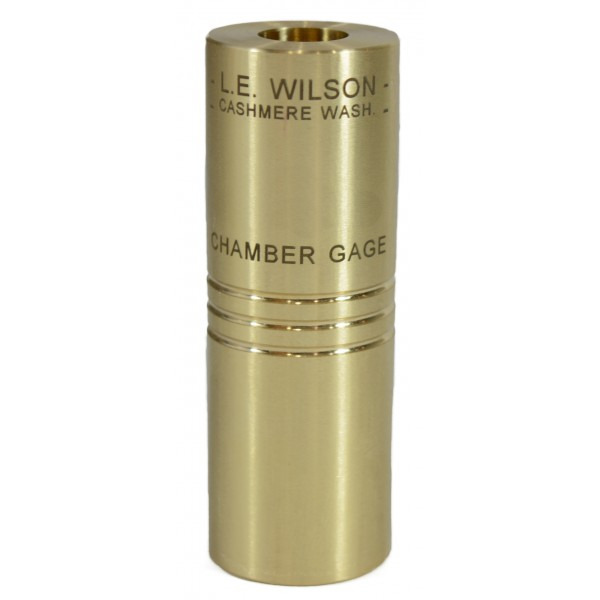 WILSON .308 WINCHESTER MINIMUM CHAMBER GAGE - BRASS