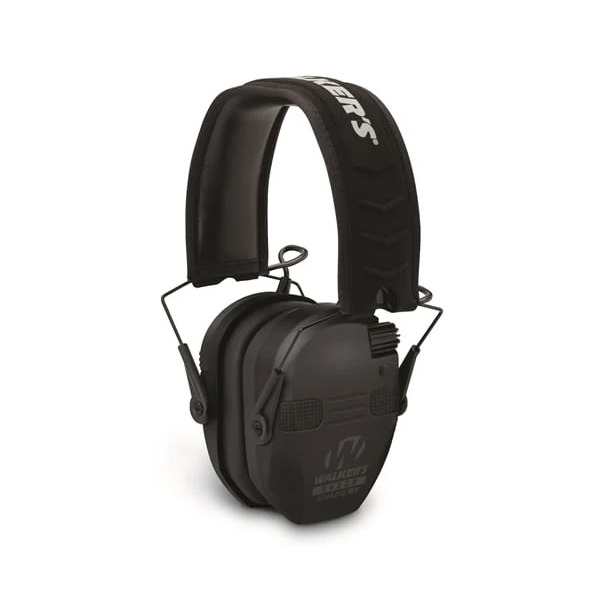 WALKERS RAZOR SLIM ELEC QUAD MUFF w/BTOOTH BLACK