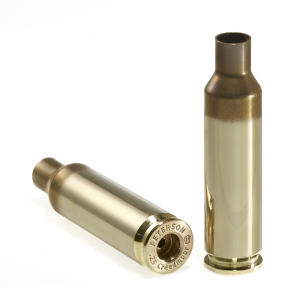 Peterson Brass 25 Creedmoor Unprimed Bulk Box of 500