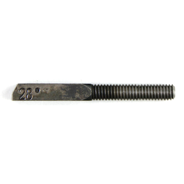 K&M TOOL STEEL NECK TURN CUTTER 28 DEGREE STD CAL