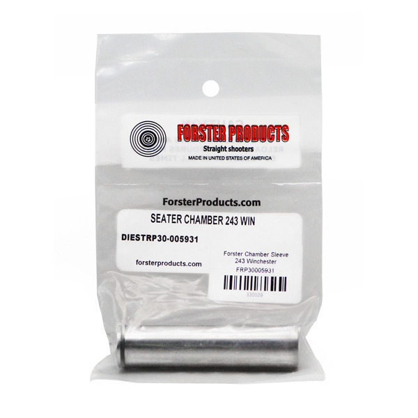FORSTER CHAMBER SLEEVE 243 WINCHESTER*DIESTRP30-005931*
