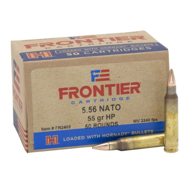 FRONTIER AMMO 5.56 NATO 55gr HP MATCH 50/BX 10/CS