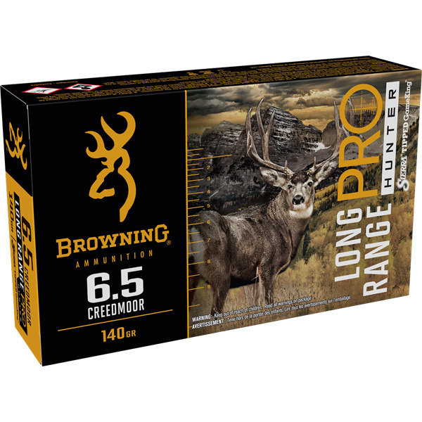 BROWNING AMMO 6.5 CRDMR 130gr LR PRO HUNTER 20/bx 10/cs