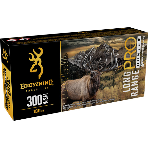 BROWNING AMMO 300 WSM 180gr LR PRO HUNTER 20/bx 10/cs