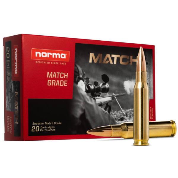 NORMA AMMO 308 WINCHESTER 175gr MATCH 20/bx 6/cs
