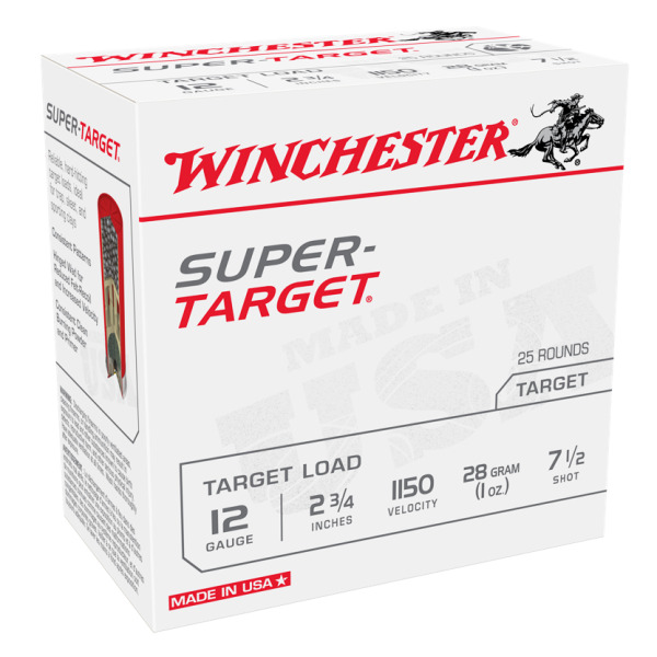 WINCHESTER SUPER-TGT 12ga 2.75 1oz 1150fps #7.5 250/cs