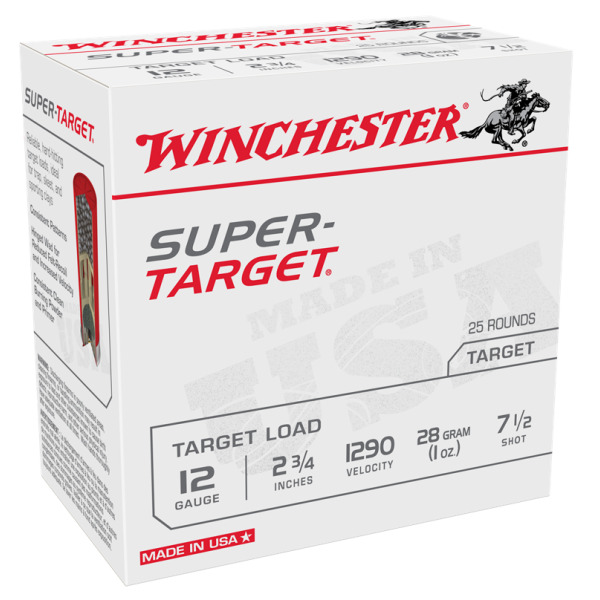 WINCHESTER SUPER-TGT 12ga 2.75 1oz 1290fps #7.5 250/cs