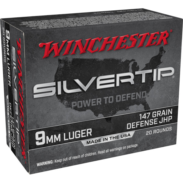WINCHESTER AMMO 9MM 147gr SILVERTIP HP 20/bx 10/cs