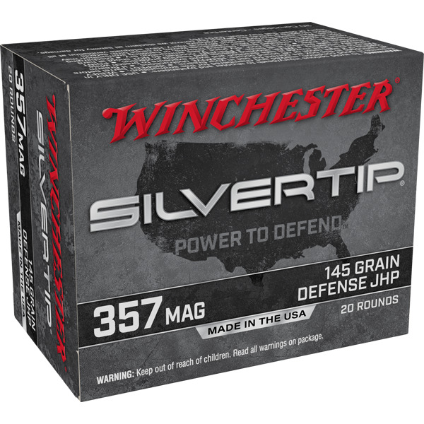 WINCHESTER AMMO 357 MAG 145gr SILVERTIP HP 20/bx 10/cs