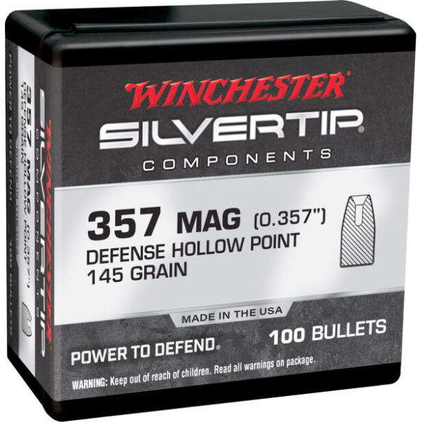 WINCHESTER BULLET 38c (.357) 145gr ST HP 100/bx 10/cs