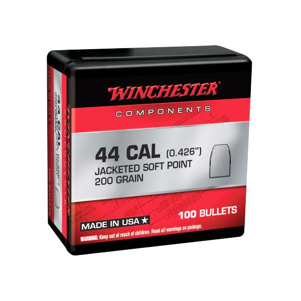 WINCHESTER BULLET 44c (.426) 200gr SOFT PT 100/bx 10/c