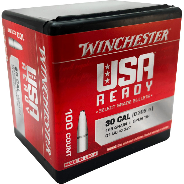 WINCHESTER BULLET 30c (.308) 168gr OT 100/bx 10/cs