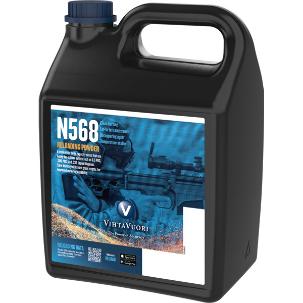 Vihtavuori N568 Smokeless Powder 8 Pound