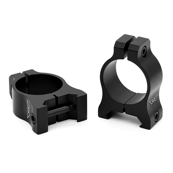 WARNE RINGS VAPOR 1 inch LOW MATTE ALUMINUM