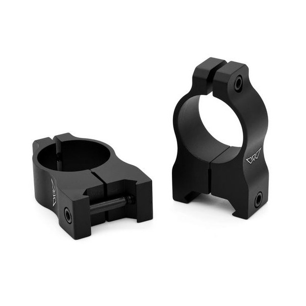WARNE RINGS VAPOR 1 inch HIGH MATTE ALUMINUM