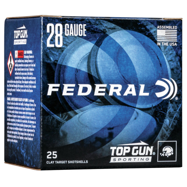 FEDERAL TOP GUN 28ga 3/4oz 2.75in 1330fps #9 250/cs
