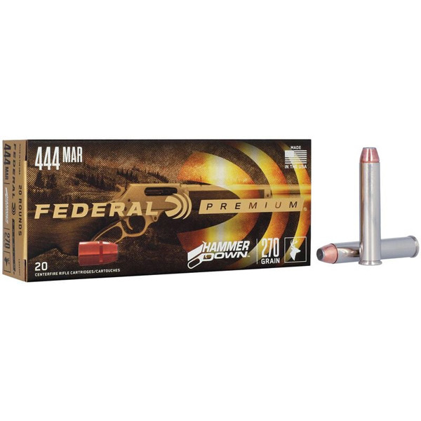 FEDERAL AMMO 444 MARLIN 270gr HAMMER DOWN 20/bx 10/cs