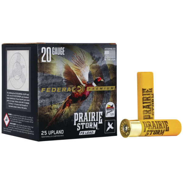 FEDERAL AMMO 20ga 3" 1-1/4 #4 FS LEAD 25/bx 10/cs