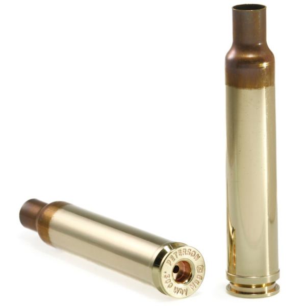 Peterson Brass 300 Weatherby Magnum Unprimed Bulk Box of 250