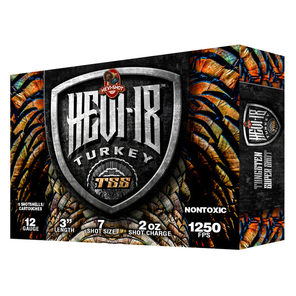 HEVI-SHOT 12ga TSS TURKEY 3" 2oz #7 5/bx 10/cs