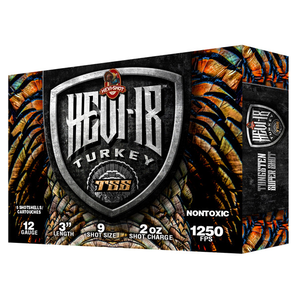 HEVI-SHOT 12ga TSS TURKEY 3" 2oz #9 5/bx 10/cs