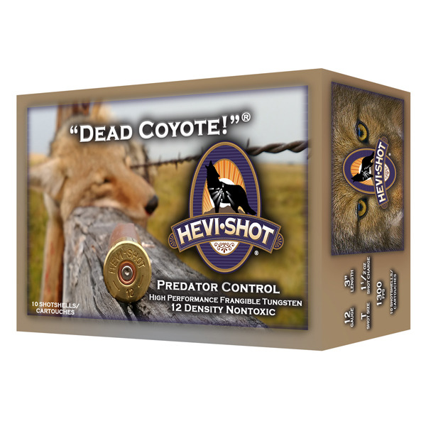 HEVISHOT 12ga DEAD COYOTE 3in 1-1/2oz T 10/bx 10/cs