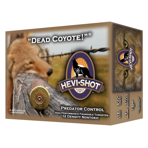 HEVISHOT 12ga DEAD COYOTE 3.5" 1-5/8oz #T 10/b 10/c