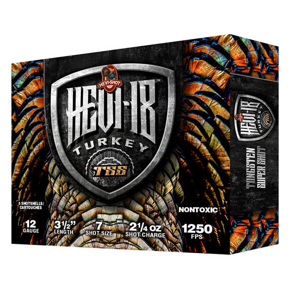 HEVI-SHOT 12ga TSS TURKEY 3.5" 2-1/4oz #7 5/bx 10/c