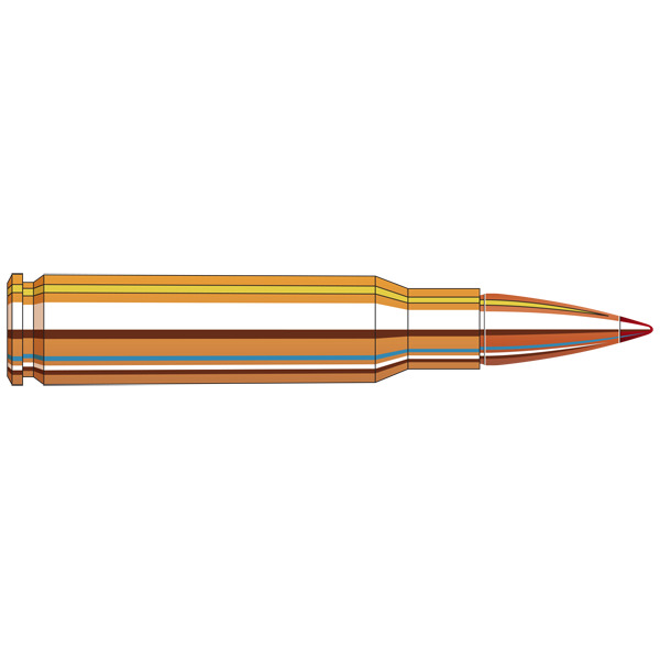 HORNADY AMMO 308 WINCHESTER 165gr CX SPF 20/BX 10/CS