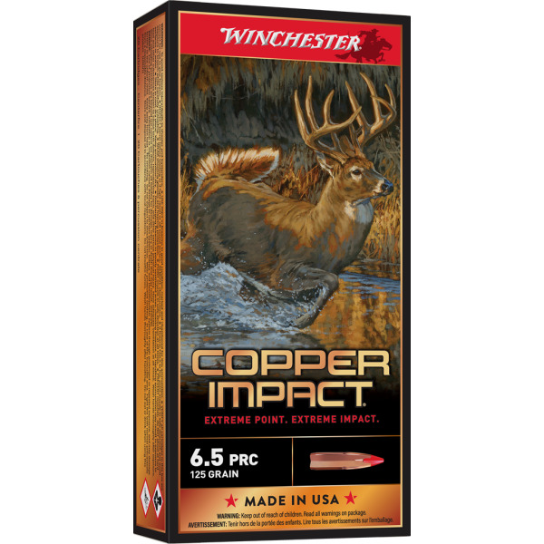 WINCHESTER AMMO 6.5 PRC 125gr COPPER IMPACT LF 20b 10c