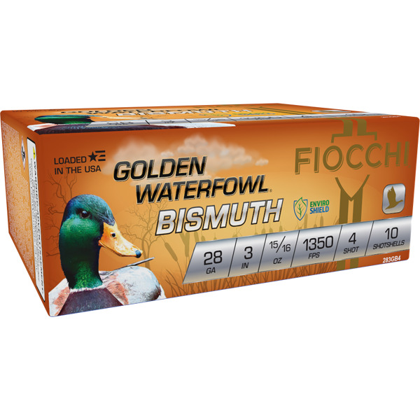 FIOCCHI AMMO 28ga 3" GW-BISM 1350fps 15/16 #4 10b 10c