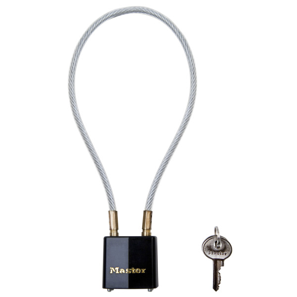 MASTERLOCK 14"STEEL CABLE LOCK 1-5/16" PADLOCK BODY