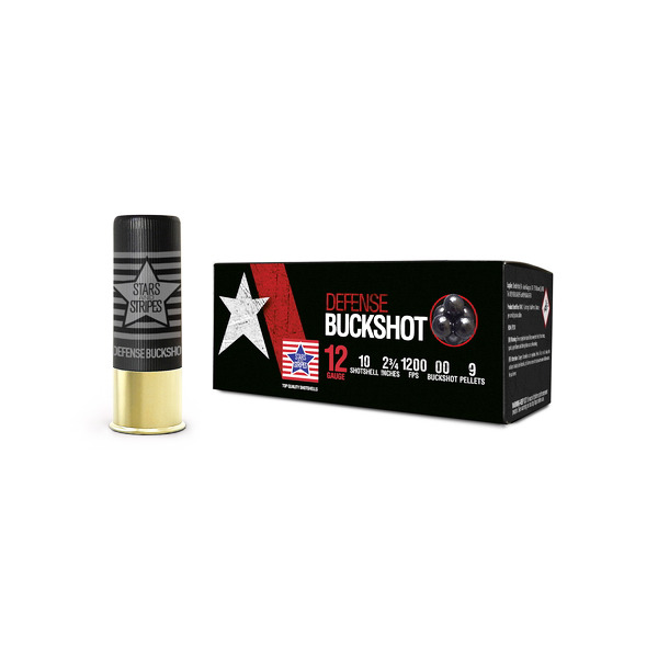 Prvi Partizan Stars & Stripes 12ga BUCK 2.75" 00 9pellet 1200fps 10bx 25cs