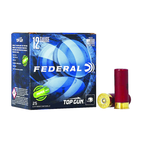 FEDERAL TOP GUN 12ga STEEL 2-3/4 1oz 1300 #7.5 250c