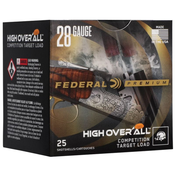 FEDERAL HOA 28ga 2 DRAM 3/4oz 1250fps #9 250/cs