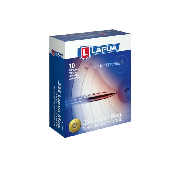 LAPUA AMMO 338 LAPUA 300g HPBT SCENAR 10/bx 20/cs