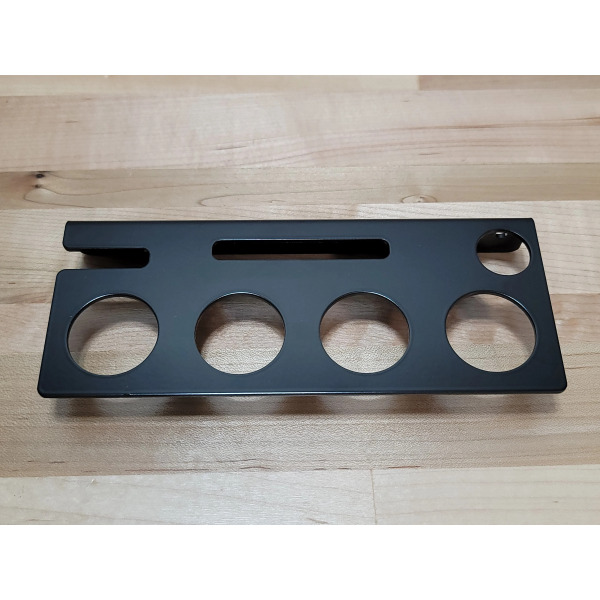 InLine Fabrication (4 Hole) Die Rack and Shellplate Holder for LNL 1-3/16" Bushings - Black
