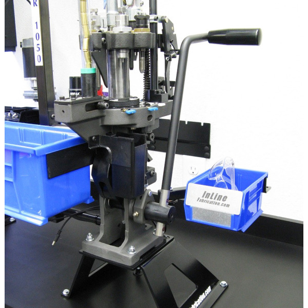 InLine Fabrication Adjustable Parts Bin for Dillon 1050 / 1100 / CP 2000 w/ Blue Bin